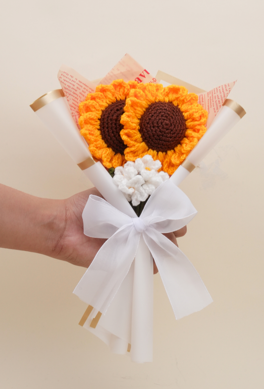 2 Sunflower + forgetmenots